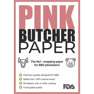 Grilldepot Pink butcher paper 61cm x 50m