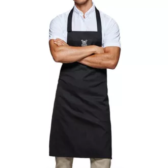 Canvas apron for grilling.