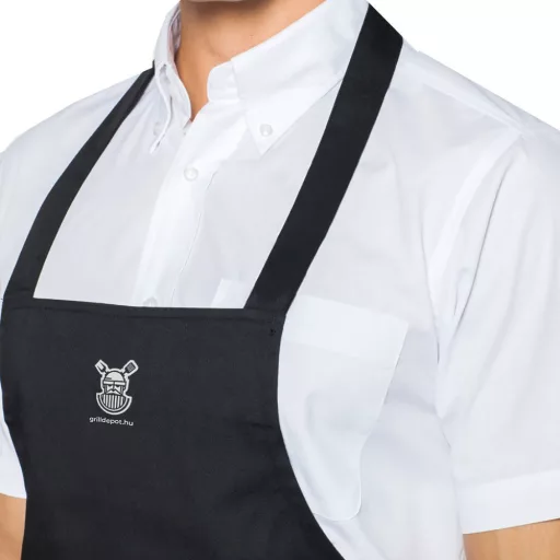 Canvas apron for grilling.