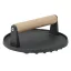 Cast iron meat tenderizer / meat press