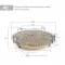 Adjustable grill rack system for Kamado