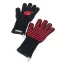 Heat-resistant protective gloves
