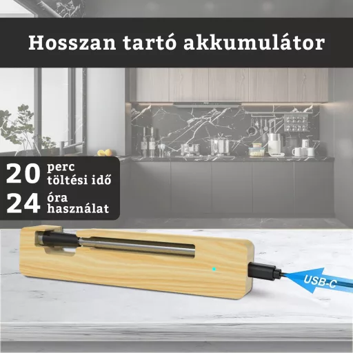Grilldepot vezeték nélküli húshőmérő/maghőmérő